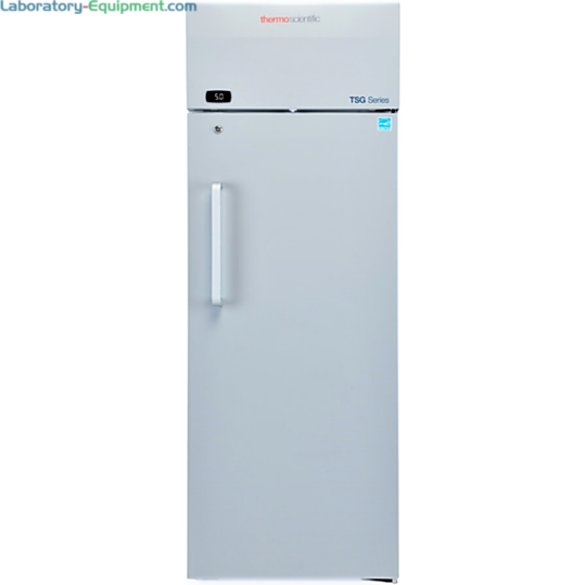 23.0 cu. ft. TSG2305SA Solid Door Lab Refrigerator by Thermo Fisher Scientific with a 2–8°C temperature range features insulated doors and heat-free defrost
