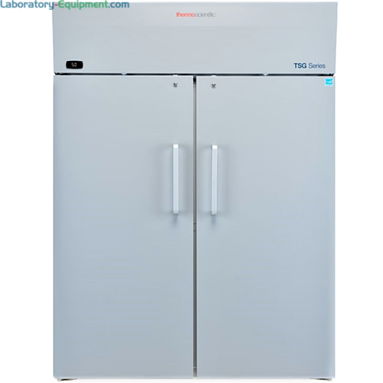 51.1 cu. ft. TSG5005SA Solid Door Lab Refrigerator by Thermo Fisher Scientific with a 2–8°C temperature range feature insulated doors and heat-free defrost