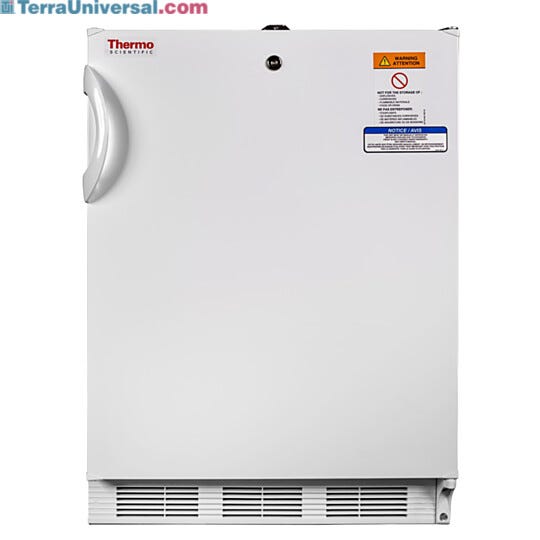 Economical 5.5 cu. ft. TSV05RPAA ADA-Compliant Undercounter Refrigerator by Thermo Fisher Scientific includes 3 adjustable shelves; SNAP, NRTL and cULus