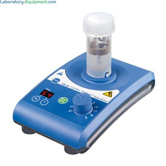 ULTRA-TURRAX® Tube Drive by IKA is ideal for general mixing and crushing | 6924-95 displayed