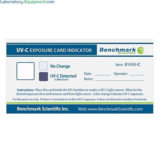 UVC Indicator Card B1450-IC for UVClave ultraviolet Chambers by Benchmark Scientific
