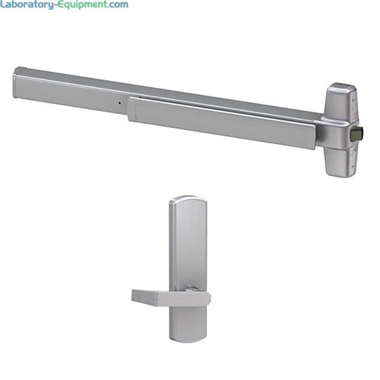 Designed for high-traffic applications, this rim exit device comes complete with a passage lever for versatile door operation in a single package  |  5050-17 displayed