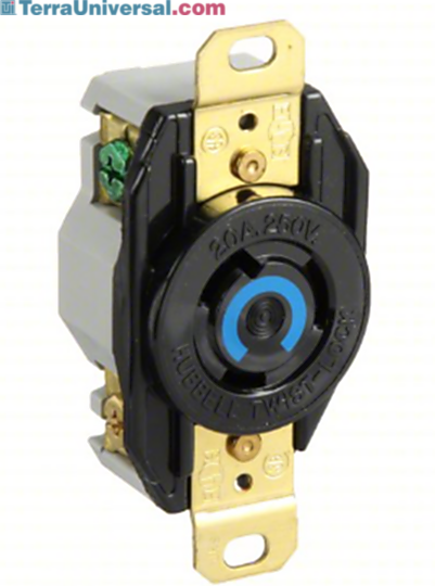 These single-outlet receptacles support one electrical plug and are used to designate circuits for appliances or equipment | 6703-90 displayed