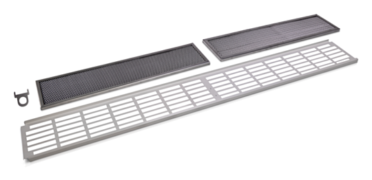 Washable/Reusable metal prefilters for Logic biosafety cabinets | 3642-41 displayed