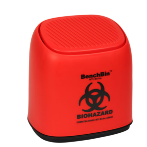 BenchBin Starter Kit with bin and 400 Biohazard Bags, MTC Bio, A8401-SK