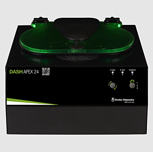 DASH Apex 24 STAT Centrifuge by Drucker Diagnostics with rotor and tube holders, 00-084-009-005