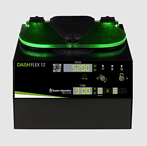 DASH Flex 12 Programmable STAT Centrifuge by Drucker Diagnostics with rotor and tube holders, 00-183-009-000