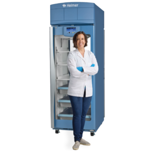 iPR226-GX i.Series Medical Grade Pass-Thru Pharmacy Refrigerator, 26.4 cu. ft, 2 Glass Doors, 5°C Setpoint, Helmer Scientific, 115 V
