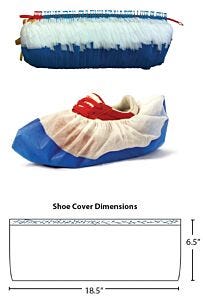 Shoe Covers; Extra Durable, Waterproof, 35 pairs