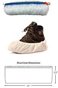 Shoe Covers; Super Non-Skid, Waterproof Super Bootie, 40 pairs