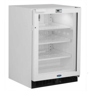 Refrigerator; General Purpose, Undercounter, Single Glass Door, 5.3 cu. ft., Marvel, 120 V