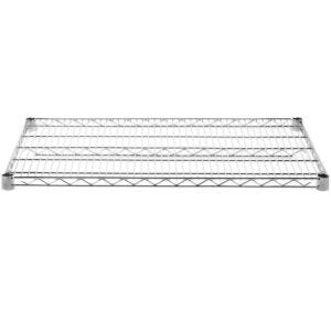 Shelf; Wire, Chrome-Plated Steel, 24"W x 14"D, 800 lbs, Eagle Group