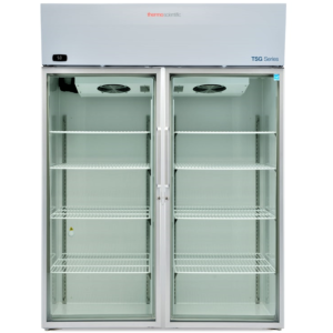 TSG5005GA, Lab Refrigerator, 51.1 cu. ft., 2 Glass Doors, 8 Shelves, Thermo Fisher Scientific, 115 V