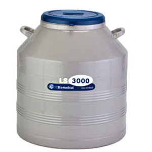 Cryogenic Storage; LS3000 (w/ racks, w/o boxes), 81 L, IC Biomedical