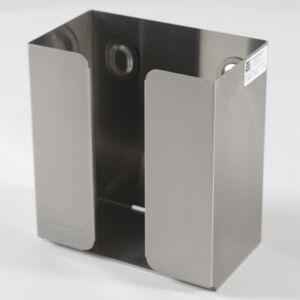 Face Mask Dispenser; 304 Stainless Steel, Individual Masks, 7.75" W x 4.5" D x 8.5" H
