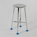 Cleanroom Stool; ISO 4, 304 or 316 Stainless Steel, 24