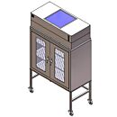 ValuLine™ Mobile Laminar Flow Cabinet with UPS Battery System; ULPA-Filtered, 304 Stainless Steel, 48