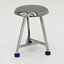 Cleanroom Stool; ISO 4, 304 or 316 Stainless Steel, 20