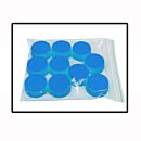 Replacement Caps, Standard Blue, Pack of 10, by Benchmark Scientific