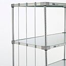 Shelf Rod for Wire Shelves; Chrome-Plated Steel, 84