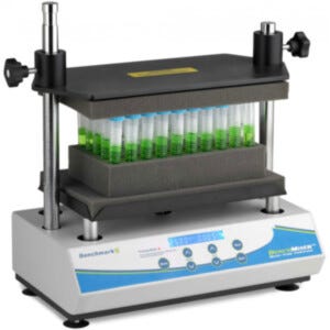 Heavy-duty BenchMixer XL provides hands-free mixing in tubes, flasks, vials or cylinders for up to 100 hours; ideal for use in medium to high-throughput labs | 2829-26 displayed