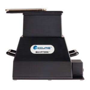 SmartDoc 2.0 Gel imaging systems allows the operator to use a smart phone to take high quality shots of the gels | 2808-17 displayed