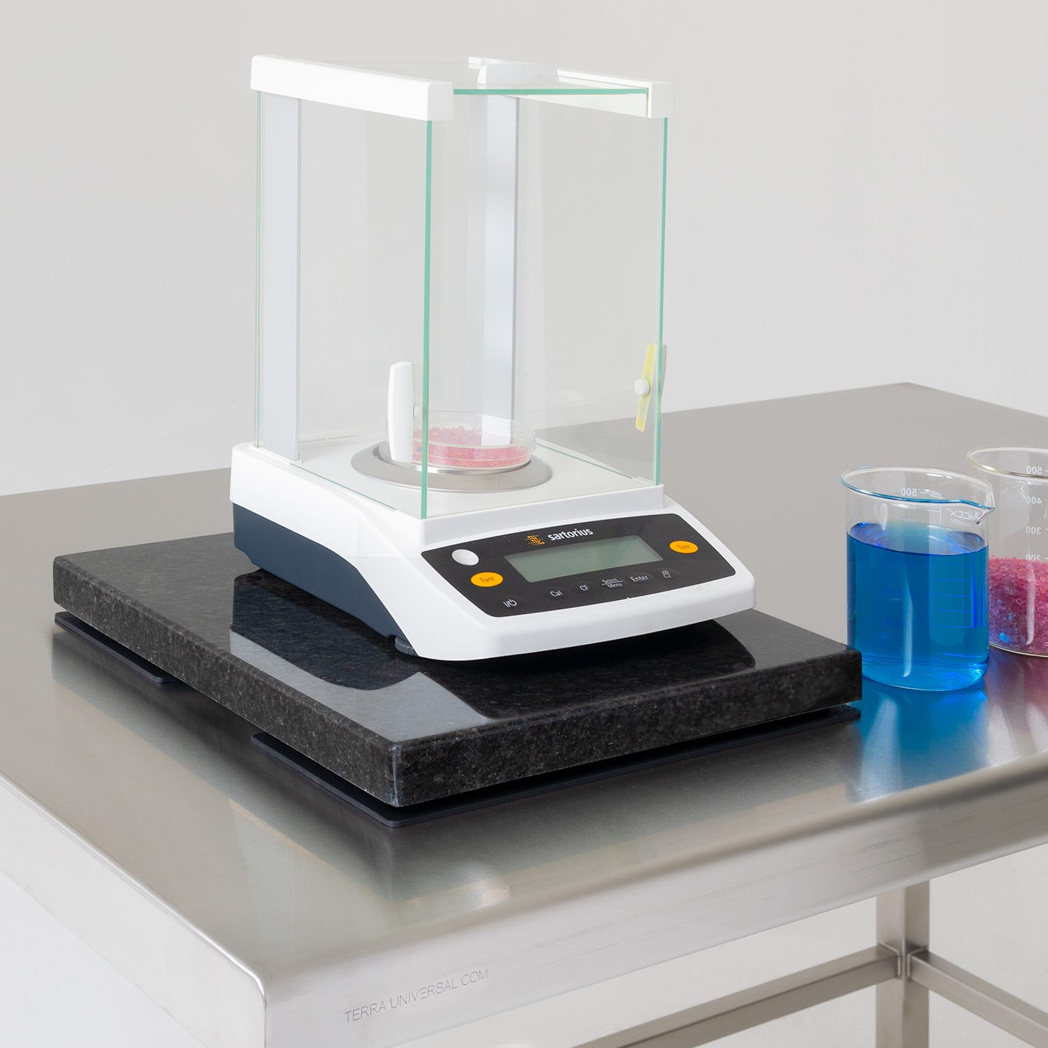 Vibration Control Platform, Granite Isolator, 70 lb Capacity