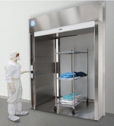 Why Does Your Cleanroom Need a Roll-Up Pass-Through Chamber?