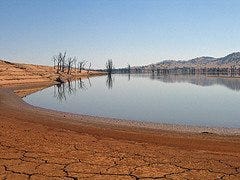 global warming lake photo