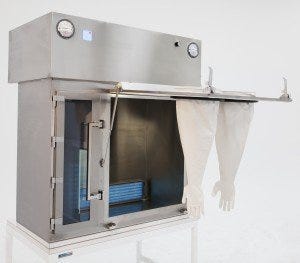 Compounding Aseptic Isolator Front Access For Sterilization