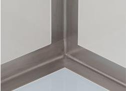 Stainless Steel Coved corners | Terra Universal