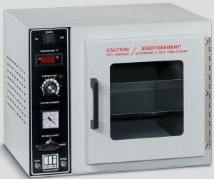 Vacuum Oven by Thermo Fisher heats up to 220°C
